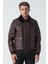 Armagh 5005 Slim Fit Torba Cep Kuzu Derisi Mont Fındık 1