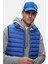 Blume Mavi Fermuarlı ve Cepli Polyester Standard Fit Erkek Yelek 2