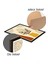 3 Parça Siyah Çerçeve Görünümlü Mdf Tablo Seti - Set 16 2