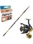 Profesyonel Olta Seti Okuma Savant Surf 420 cm 4 Parça Surf Kamışı&okuma Salina SA-8000A Blue 6+1bb Olta Makinesi 1