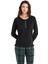 Kadın Siyah Pijama Takımı 60477 3