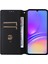 Samsung Galaxy A06 Cüzdan Kılıfı Için Anti-Düşme Telefon Kılıfı Eşkenar Dörtgen Baskılı Deri Telefon Kapağı-Kahverengi (Yurt Dışından) 2