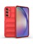 Anti-Düşen Telefon Kılıfı Samsung Galaxy M35 5g Kılıf Yumuşak Tpu Darbeye Dalı Cep Telefonu Kapağı-Kırmızı (Yurt Dışından) 1