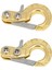 2x 1/10 Rc Metal Rö Kancası Vinç Kancası Axial SCX10 Dıy Aksesuarları Altın (Yurt Dışından) 4