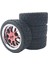4 Kauçuk Tekerlek Wltoys 144001 124018 Model Rc Dıy Kırmızı Için Yükseltme (Yurt Dışından) 2
