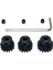3/set Sertleştirilmiş Metal Dişli 1/10 Rc Dıy 14T 15T 16T (Yurt Dışından) 1