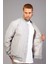 Gri Regular Fit /krinkıl Kumaş Içi Kapitone Pilot Erkek Ceket (Ilkbahar-Sonbahar-Kış) 2