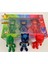 Pjmasks 3'lü Figür Set Pijamaskeliler Catboy Owlette Gekko Oyuncak Figür 3