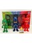 Pjmasks 3'lü Figür Set Pijamaskeliler Catboy Owlette Gekko Oyuncak Figür 4