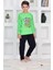 Way Too Cool Erkek Çocuk Pijama takımı - Yeşil 5