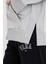 Kadın Gwen Gri Yanı Yırtmaçlı Fermuarlı Sweatshirt 3