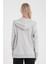 Kadın Gwen Gri Yanı Yırtmaçlı Fermuarlı Sweatshirt 4