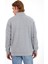 Erkek Bruce Gri Melanj Dik Yaka Yarım Fermuarlı Sweatshirt 4