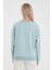 Kadın Cindy Mint Logo Baskılı Bisiklet Yaka Şardonlu Sweatshirt 4
