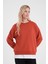 Kadın Rhona Kırmızı Bisiklet Yaka Regular Fit 3 Iplik Sweatshirt 1