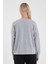 Kadın Rhona Gri Melanj Bisiklet Yaka Regular Fit 3 Iplik Sweatshirt 4