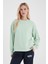 Kadın Rhona Ada Çayı Bisiklet Yaka Regular Fit 3 Iplik Sweatshirt 1