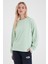 Kadın Rhona Ada Çayı Bisiklet Yaka Regular Fit 3 Iplik Sweatshirt 2
