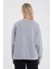Kadın Holiday Gri Melanj Baskılı Sweatshirt 4
