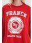Kadın College Kırmızı Baskılı Sweatshirt 3