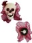 Halloween Kuru Kafa Toka-Broş Bordo 2