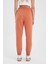 Kadın Paçası Lastikli Karamel Slim Straight Eşofman Altı 4