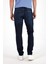 Erkek Edward Blue Black Slim Straight Jean Pantolon 4