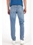 Erkek Daniel Med Blue Straight Fit Jean Pantolon 4