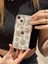 iPhone 15 Uyumlu Gümüş Kristal Taşlı Yıldızlı Şeffaf Kılıf 3