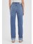 Kadın Marrakesh Dark Blue Straight Fit Jean Pantolon 4