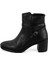 Hallie Siyah Kadın Aerocomfort Topuklu Deri Bot 3