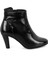 Aliza Siyah Kadın Aerocomfort Fermuarlı Topuklu Deri Bot 2