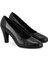 Desirae Siyah Kadın Aerocomfort Topuklu Deri Klasik Ayakkabı 1