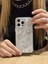 iPhone 15 Pro Max Uyumlu Gümüş Kristal Taşlı Yıldızlı Şeffaf Kılıf 1