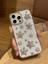 iPhone 15 Pro Max Uyumlu Gümüş Kristal Taşlı Yıldızlı Şeffaf Kılıf 4