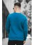 Gomez Fitted Üç Iplik Şardonlu Içi Pamuklu Bisiklet Yaka Sweatshirt 3