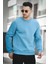 Gomez Fitted Üç Iplik Şardonlu Içi Pamuklu Bisiklet Yaka Sweatshirt 3