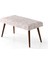 Mutfak Bank Bench Oturma Markiz 95CM Krem Kumaş 1