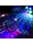 Sese Duyarlı Araç Içi Sese Duyarlı Led Usb Lamba Disko Işıkları Disco Topu 3