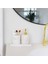 Mermer Beyaz 3 Parça Banyo Seti Mutfak Sıvı Sabunluk Seti 2