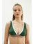 2651ESMM Üçgen Geniş Bikini Üst - Yeşil Ten 3