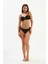 2010ESBK Kaplı Straplez Bikini Tk. - Siyah 1