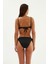 2010ESBK Kaplı Straplez Bikini Tk. - Siyah 5