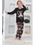 Mnn Ms Kalpli Kız Çocuk Pijama takımı - Siyah 5