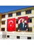 Atatürk Posteri ve Türk Bayrağı Raşel Kumaş 70x105 cm Yumuşak Dokulu Özel Tasarım 1