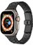 Apple Watch 10 / 11 42 mm Uyumlu Metal Kordon Luxury Paslanmaz Çelik Kayış 3