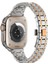 Apple Watch 10 / 11 42 mm Uyumlu Metal Kordon Luxury Paslanmaz Çelik Kayış 4