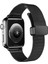 Apple Watch 10 / 11 46 mm Uyumlu Hasır Metal Kordon Magnetik D Tokalı Tel Örgü Kayış Mıknatıslı Toka 1