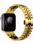 Apple Watch 10 / 11 46 mm Uyumlu Metal Kordon Rolex Style Kayış Jubilee Bilezik 2