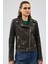Uptown Kadın Kahverengi Vintage Deri Ceket 24WGD5236G6 3